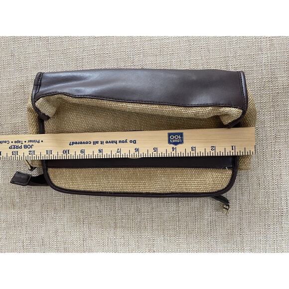 Vintage Etienne Aigner Bag Purse Natural Woven - Picture 3 of 10